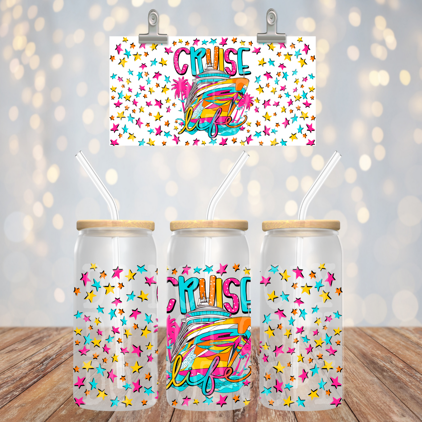 Cruise Life 16oz Libbey Wrap