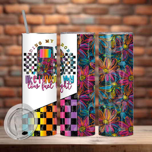 Avoiding My Problems Tumbler Wrap Transfer