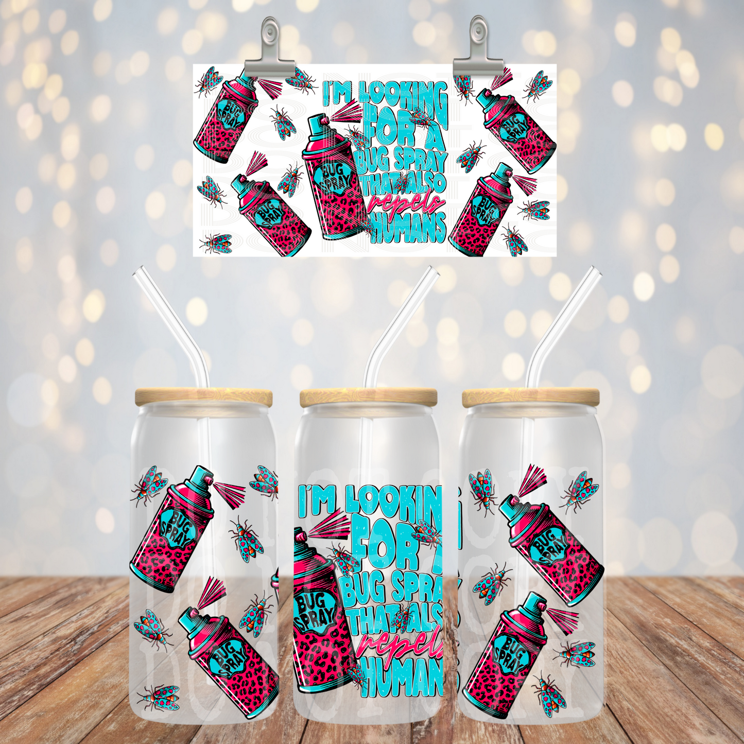 Looking For A Bug Spray 16oz Libbey Wrap