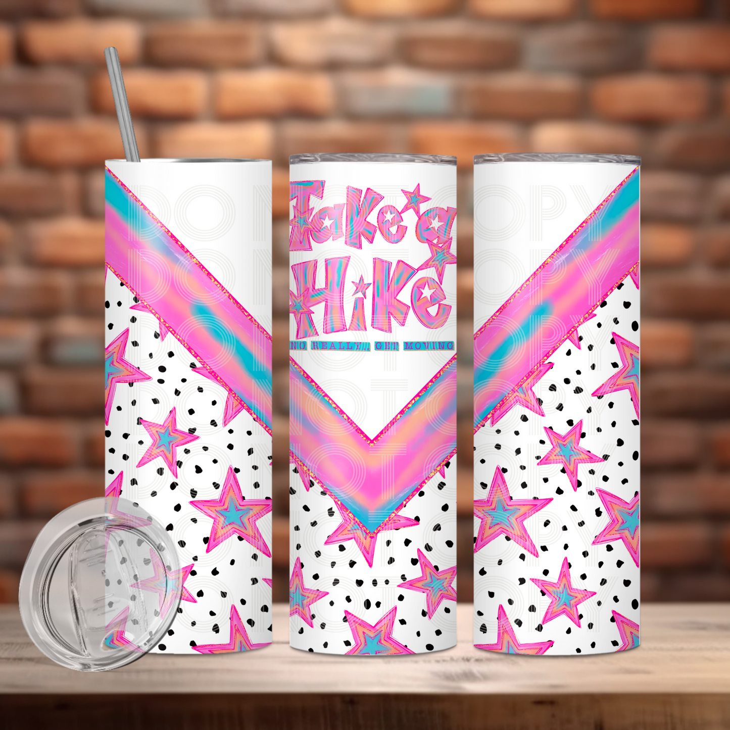 Take A Hike Tumbler Wrap Transfer
