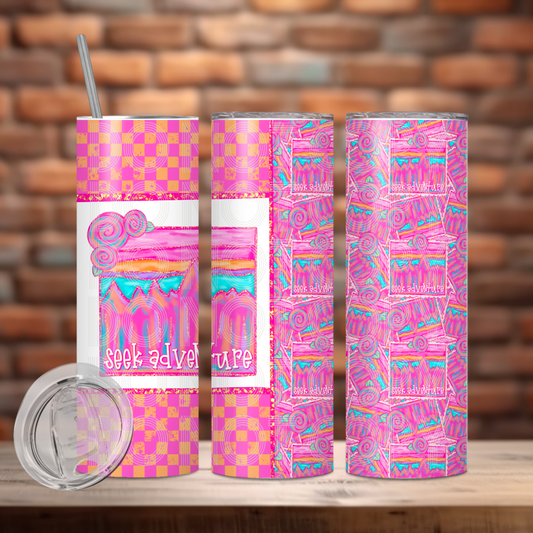 Seek Adventure Tumbler Wrap Transfer