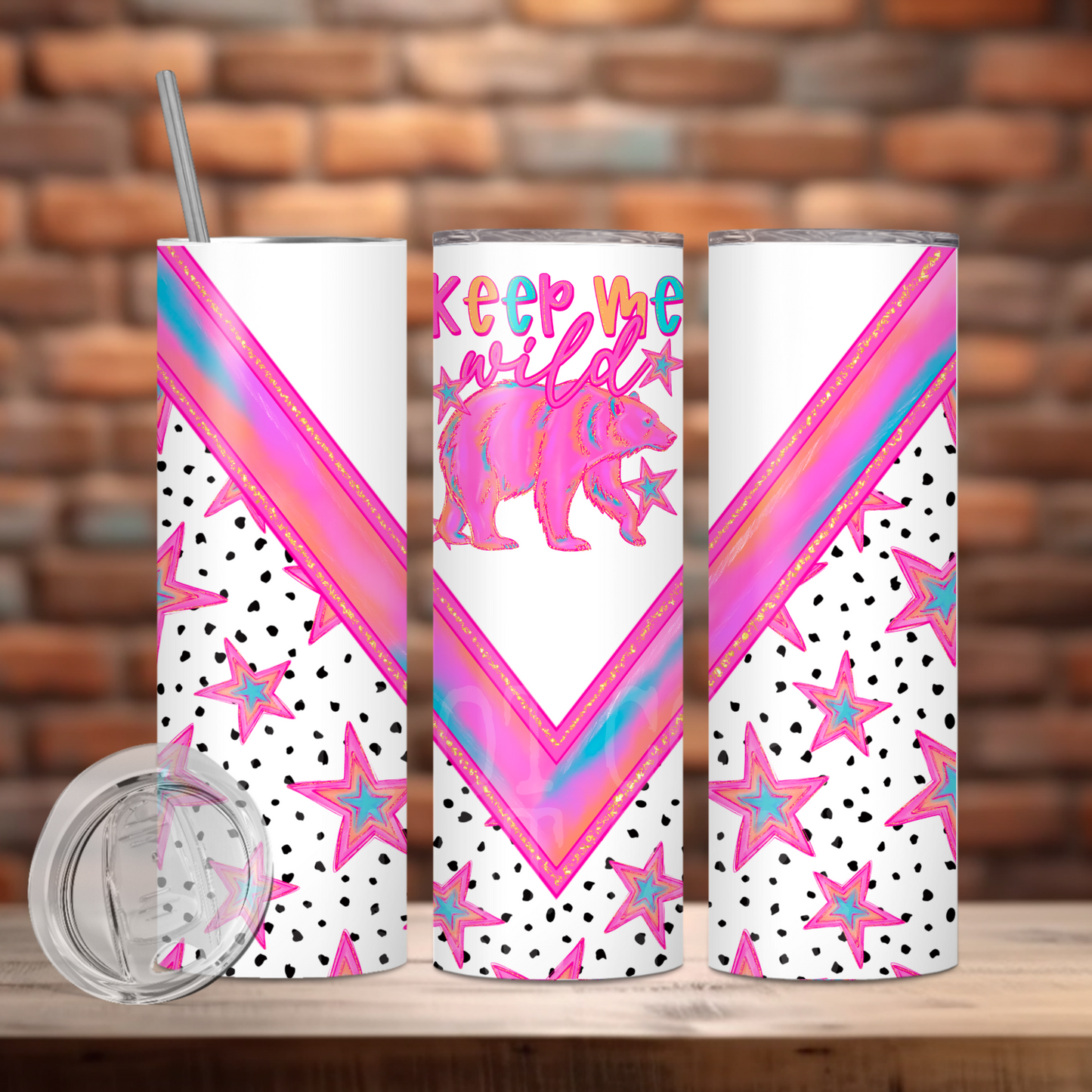 Keep Me Wild Tumbler Wrap Transfer