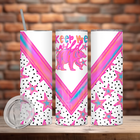 Keep Me Wild Tumbler Wrap Transfer