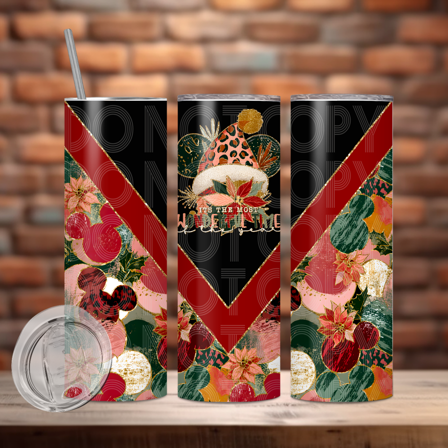 Most Wonderful Time Tumbler Transfer