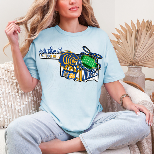 Piedmont Wildcats Game Day Coquette Transfer