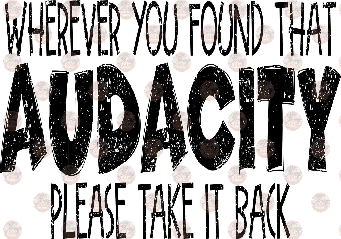 Please Take It Back Transfer