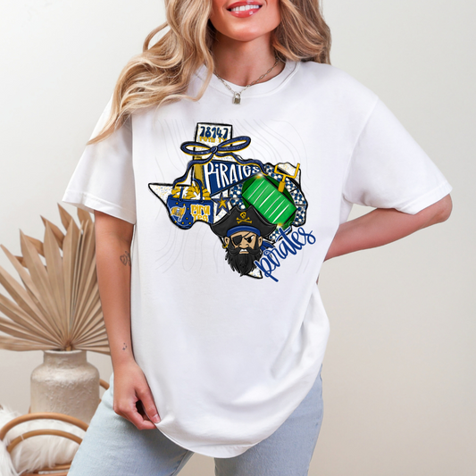 Poth Pirates Game Day Coquette Transfer