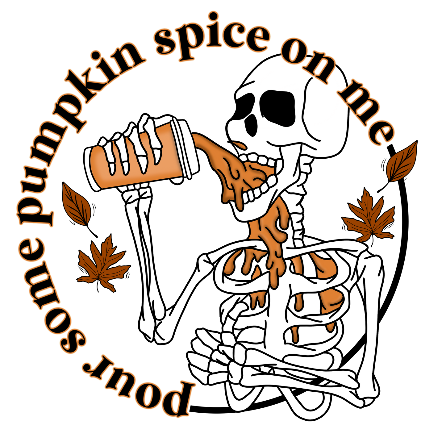 Pour Some Spice Black/Brown Transfer