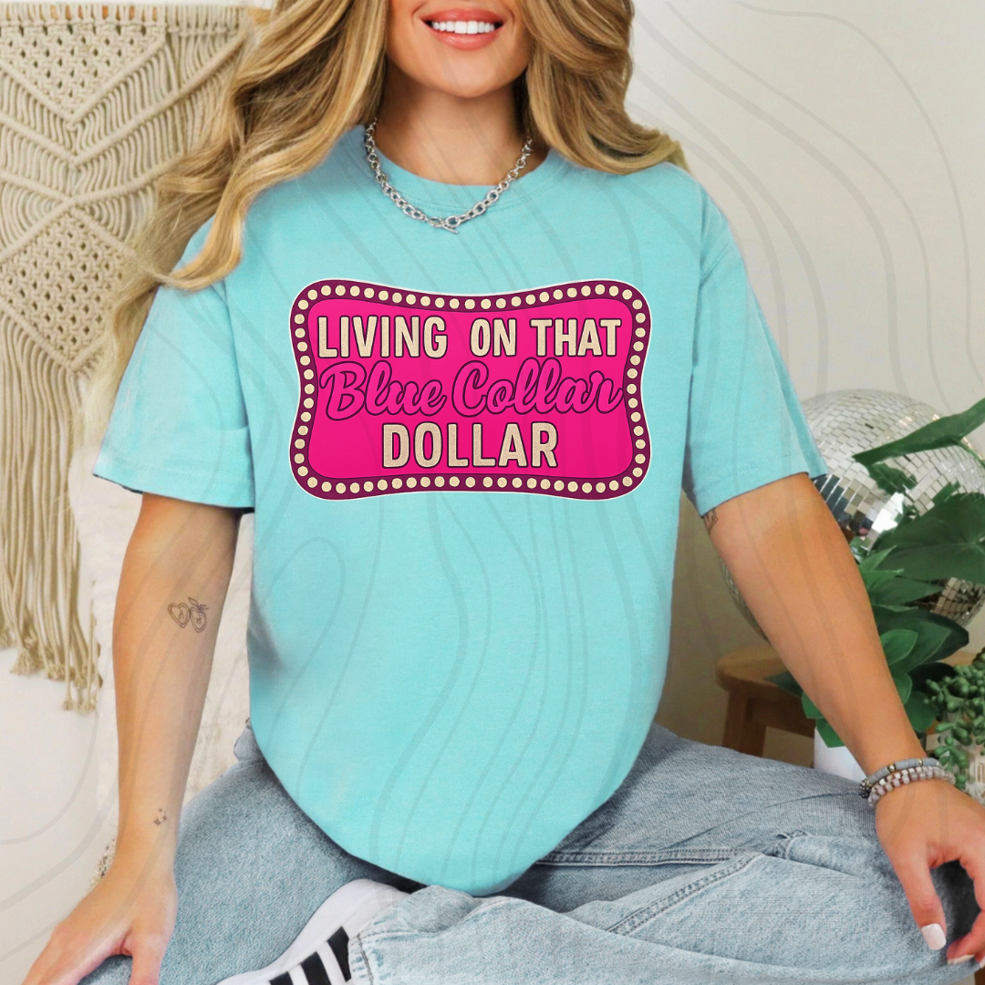 Preppy Blue Collar Dollar Transfer