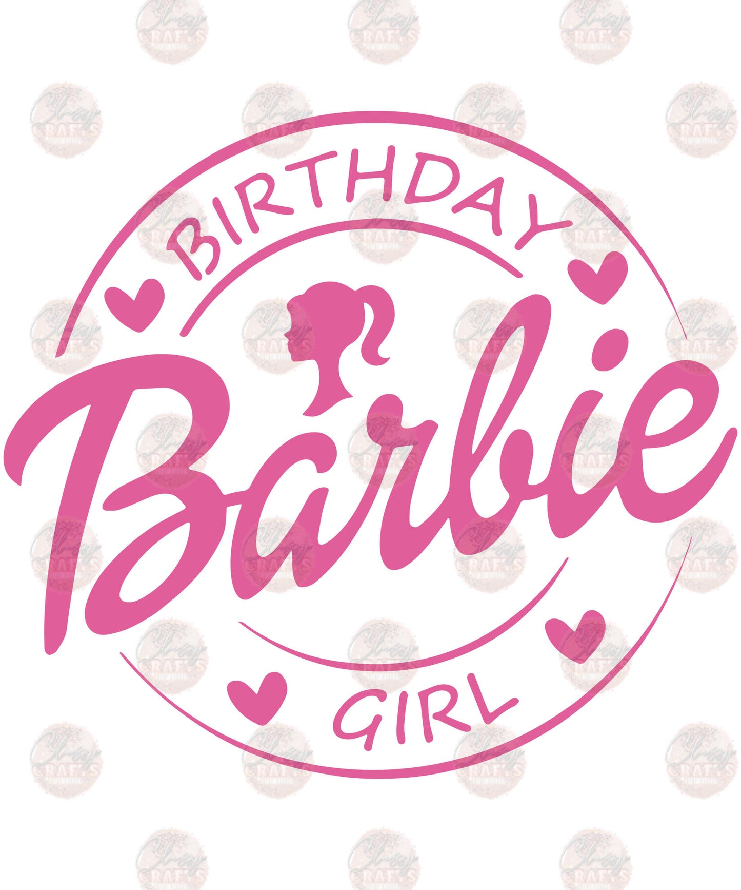 Pretty In Pink Girl Transfer