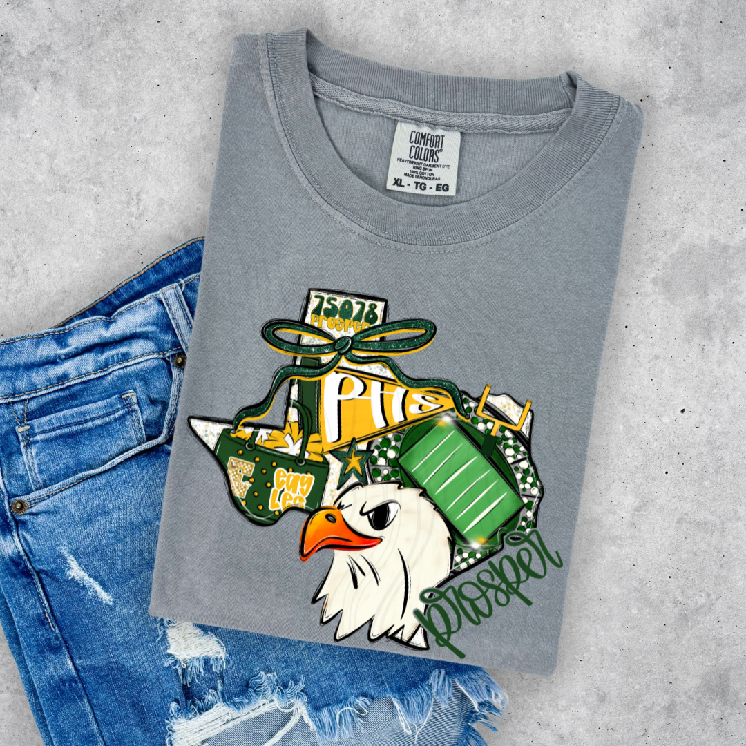 Prosper High Eagles Game Day Coquette Transfer