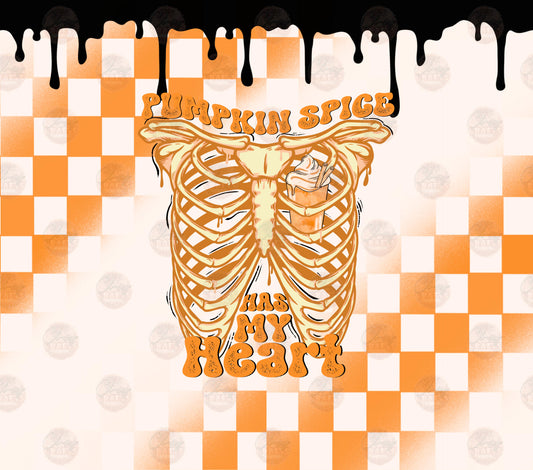 Pumpkin Spice Drip Tumbler Wrap