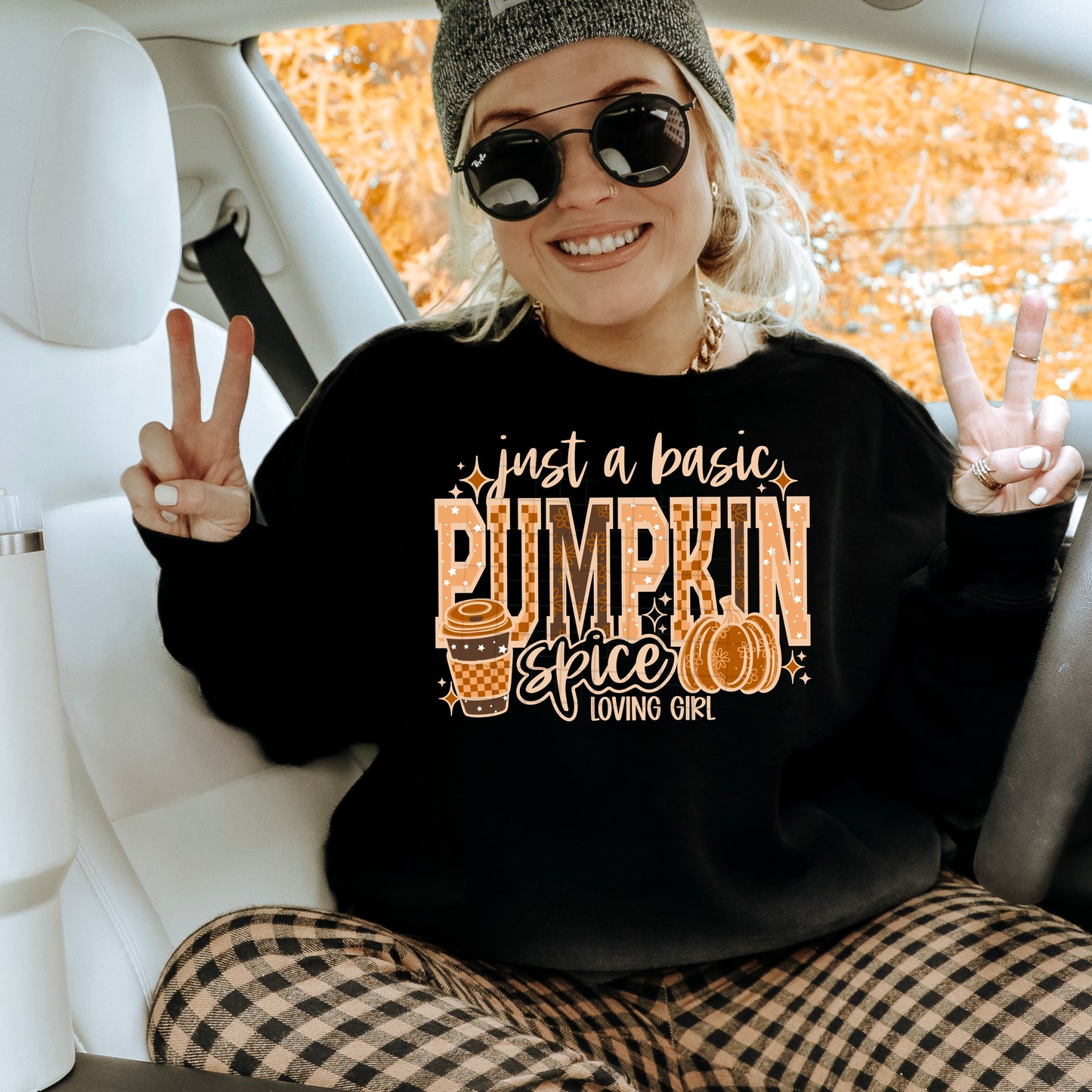 Pumpkin Spice Brown Transfer