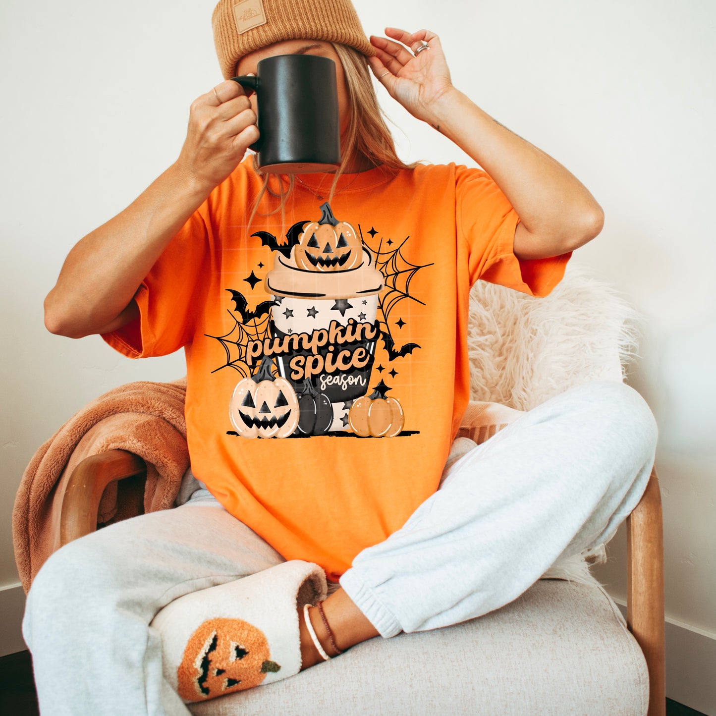 Pumpkin Spices Halloween Transfer