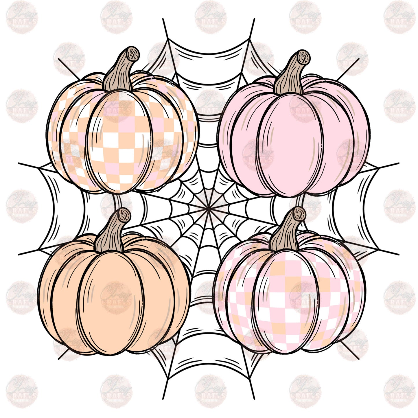 Pumpkin & Web Grid Transfer