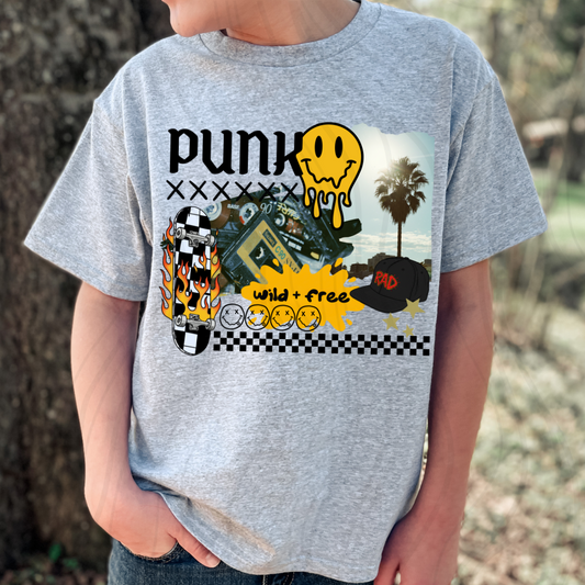 Punk Wild + Free Collage Transfer