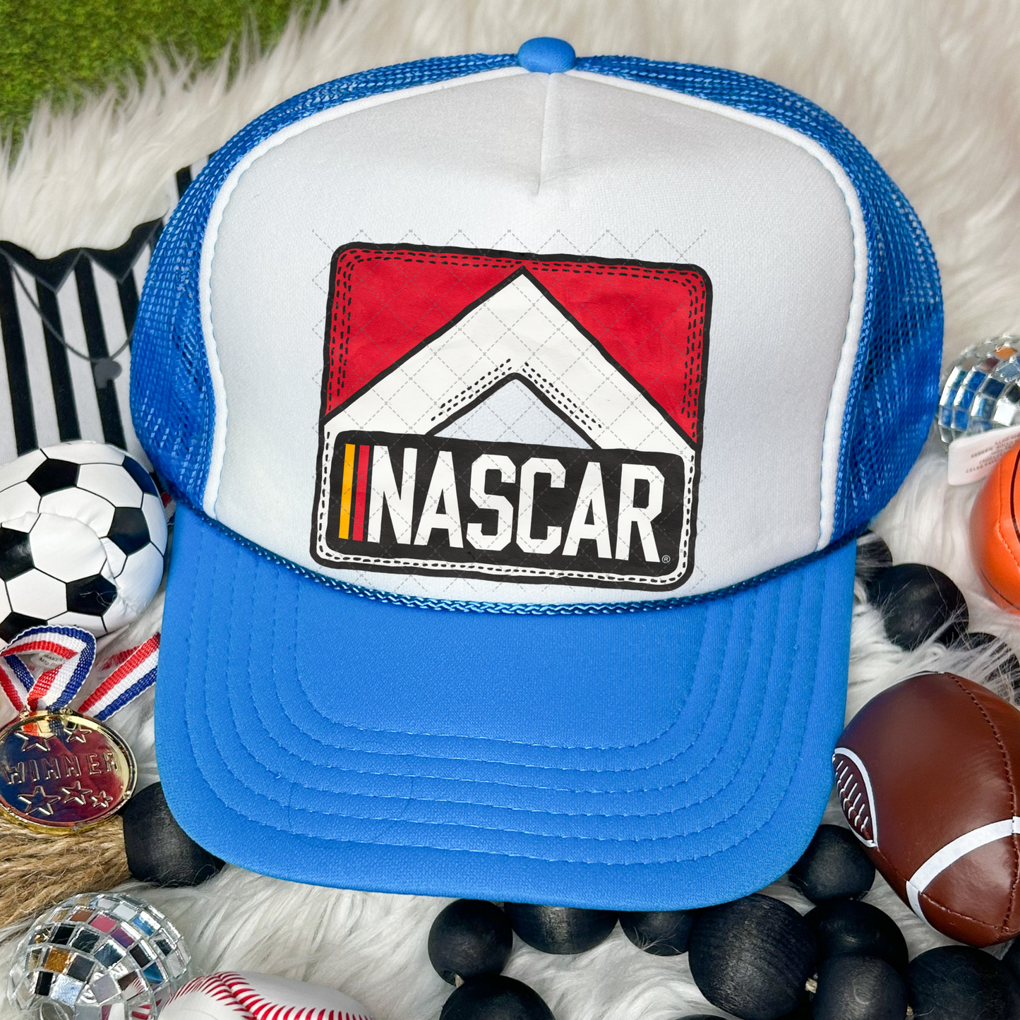 Racing Faux Patch Transfer