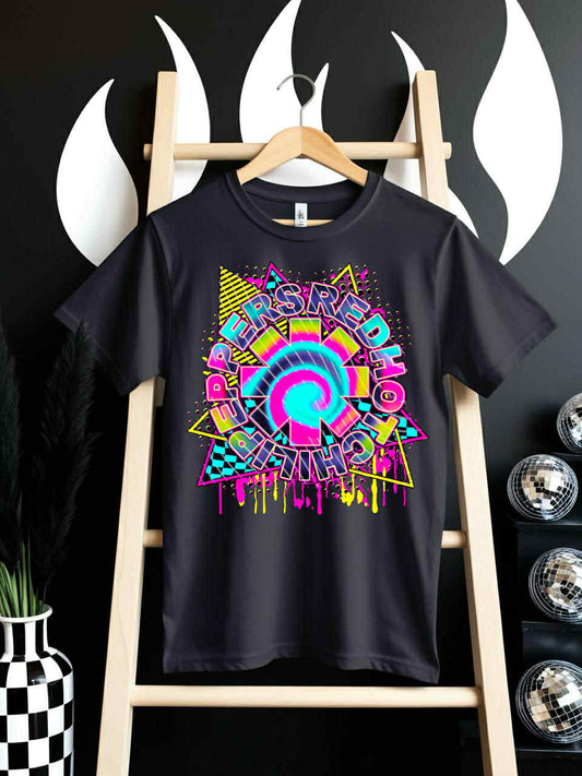 Neon Red Hot Transfer