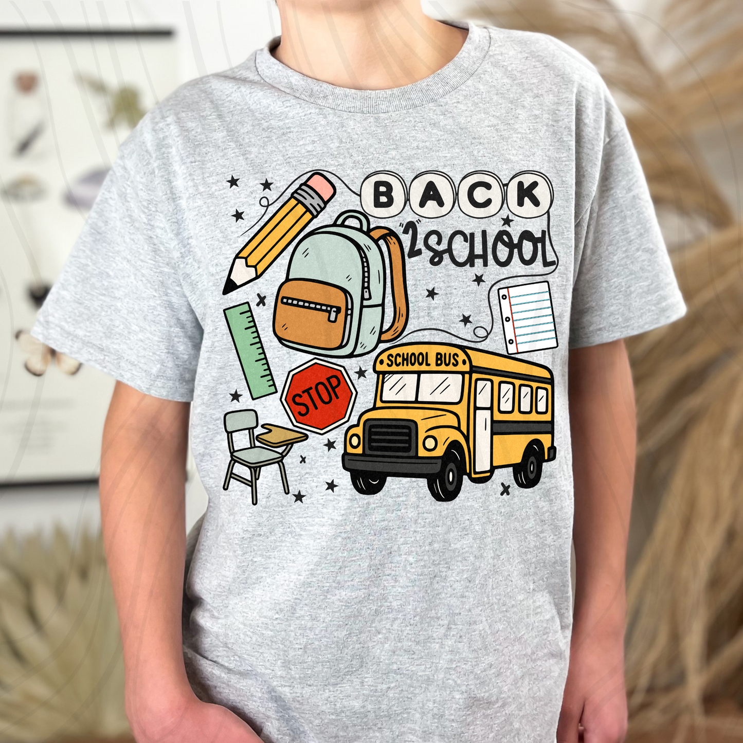 Retro Back To School Transfer