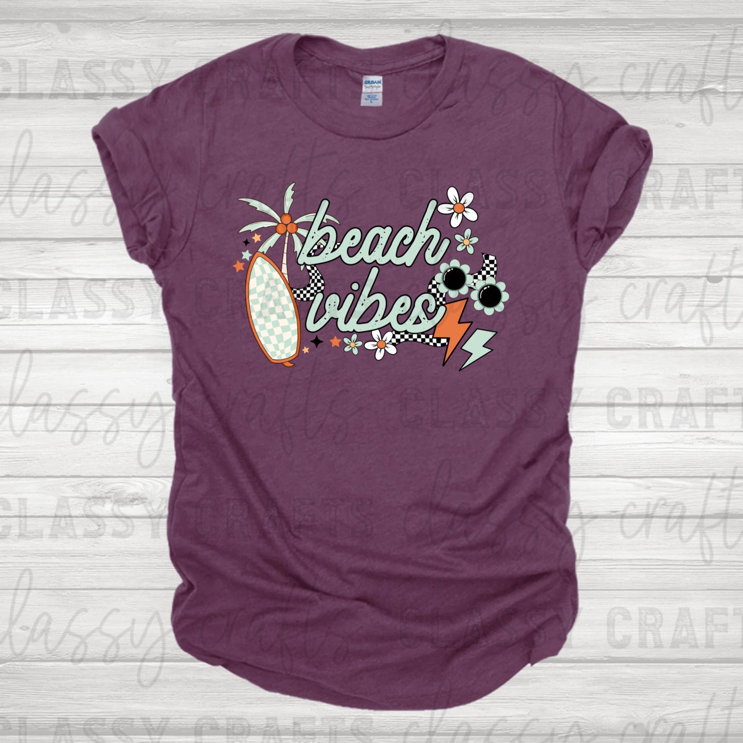 Retro Beach Vibes Transfer