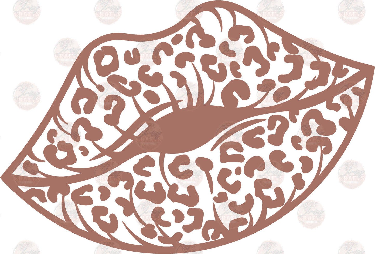 Rose Gold Lips Transfer