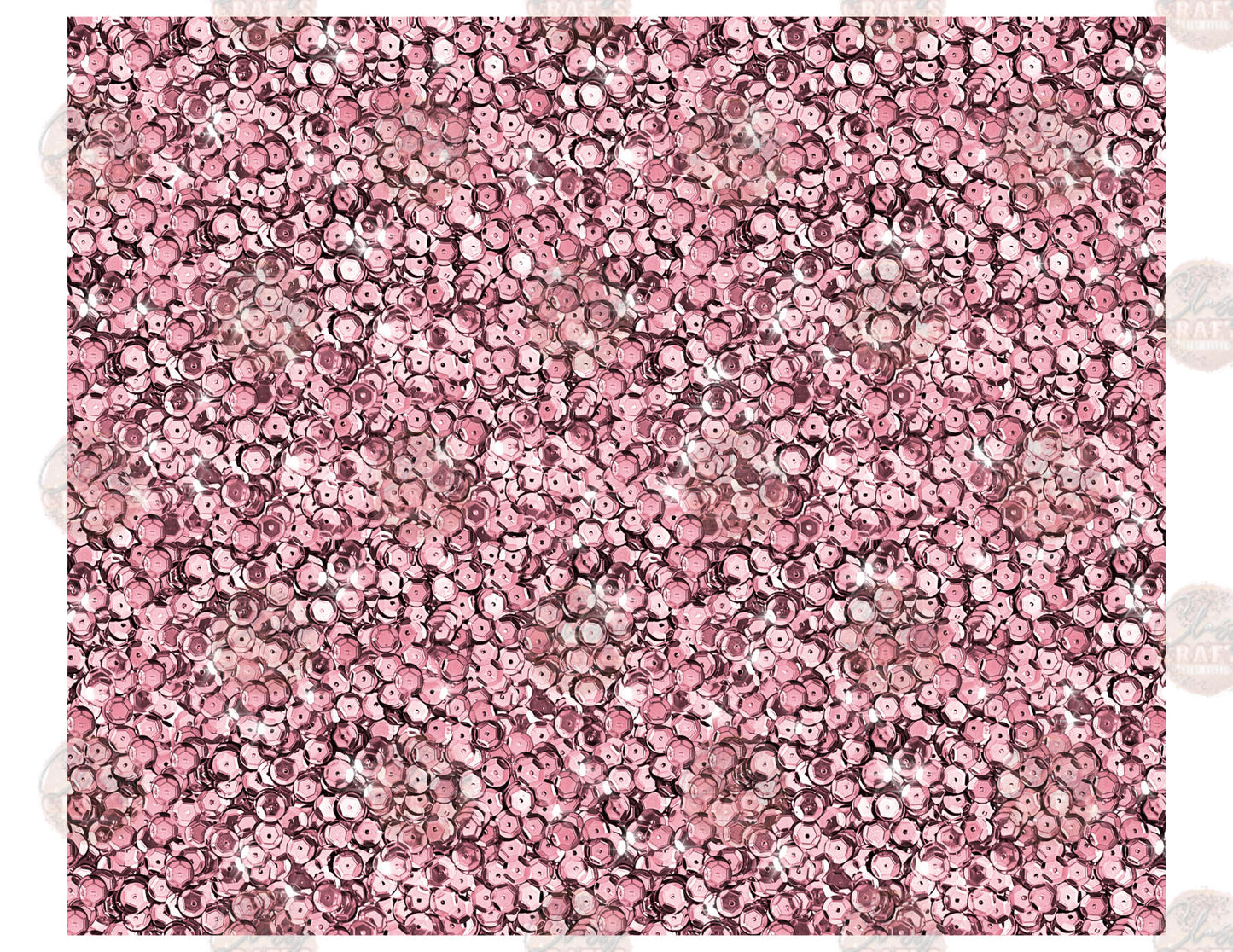 Rose Gold Sequins Tumbler Wrap