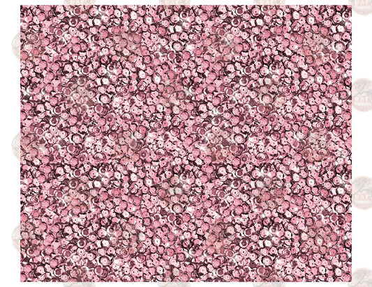 Rose Gold Sequins Tumbler Wrap