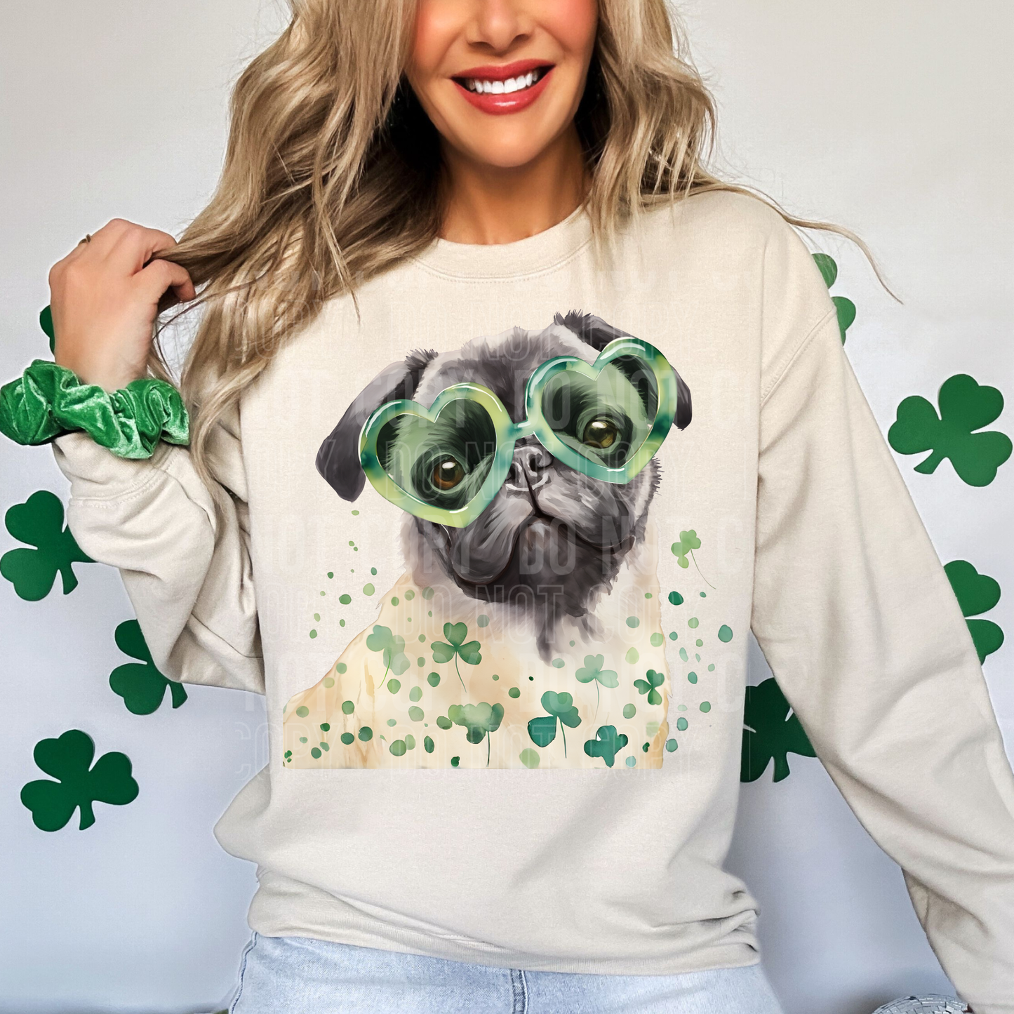 ST PATRICKS DAY DOG TRANSFER **SOLD SEPARATELY**