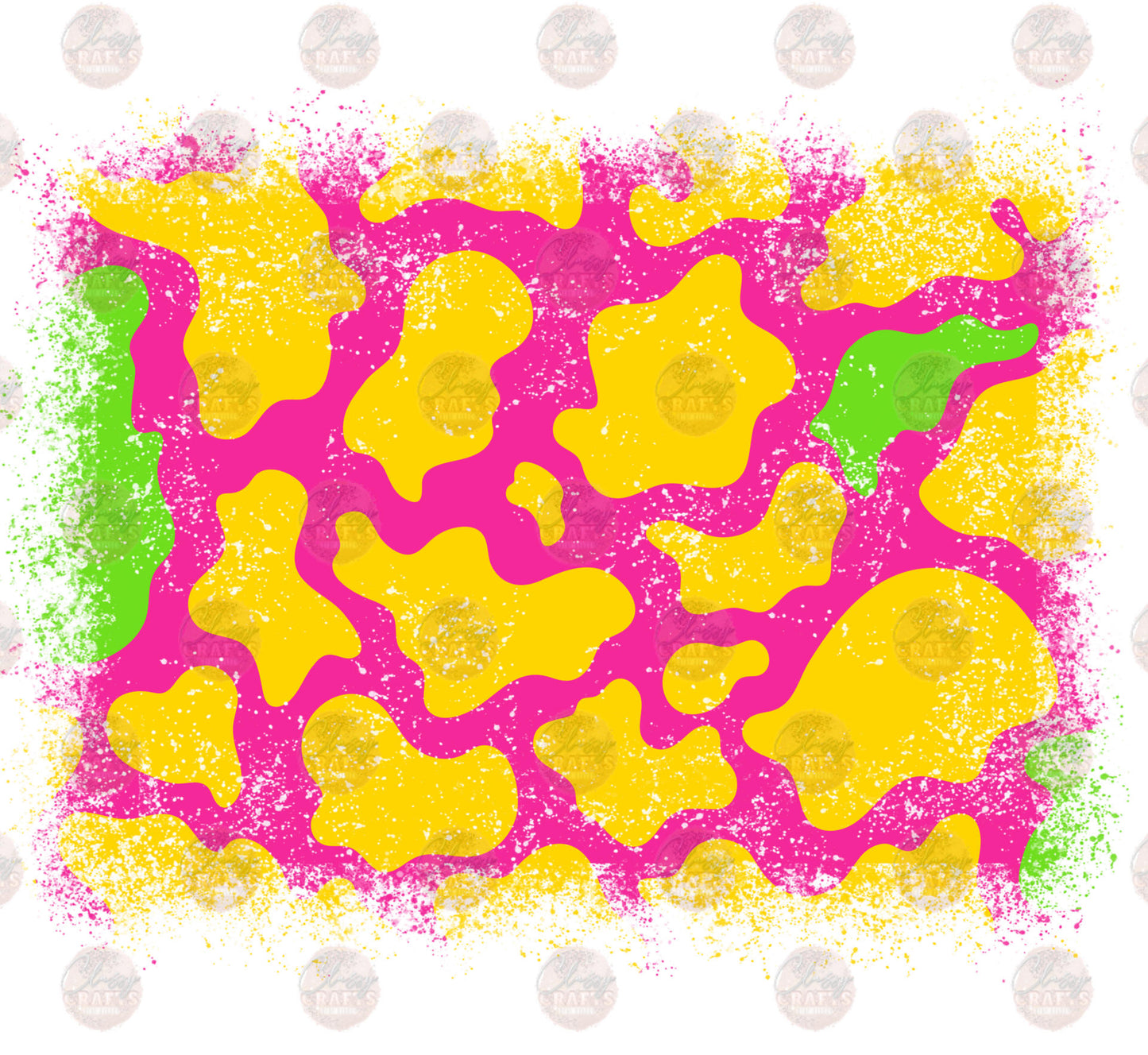 SZA Sleeve Pink And Yellow Giraffe - Sublimation Transfer