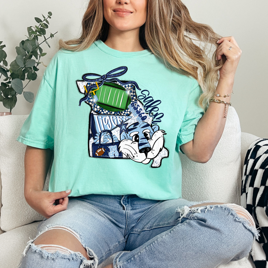 Salem Tigers Game Day Coquette Transfer