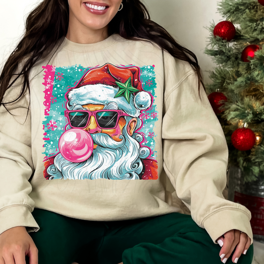 Santa Bubble Transfer