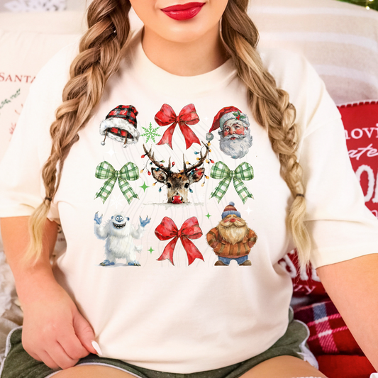 Santa Stickers Transfer