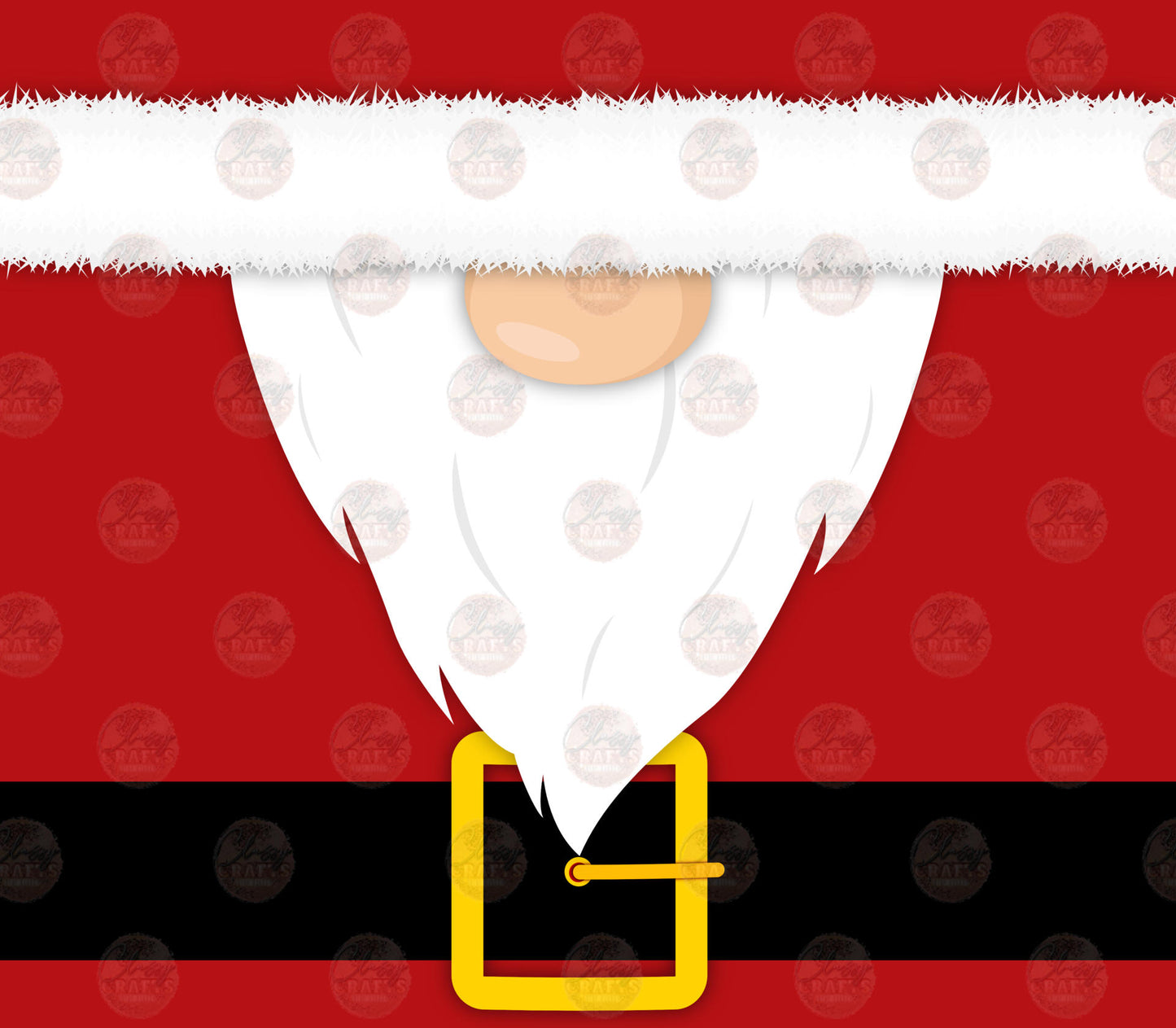 Santa Tumbler Wrap