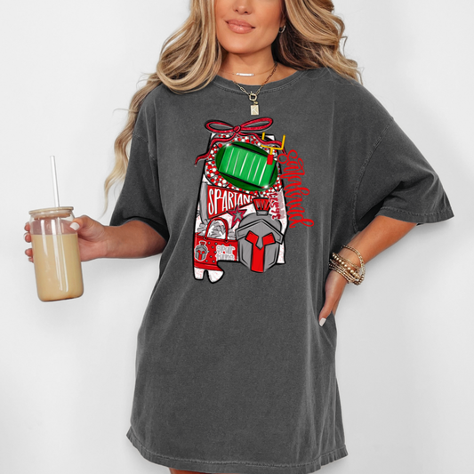 Saraland Spartans Game Day Coquette Transfer