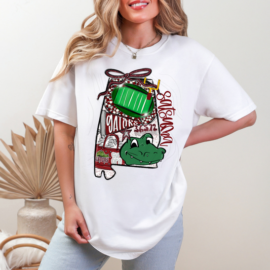 Satsuma Gators Game Day Coquette Transfer