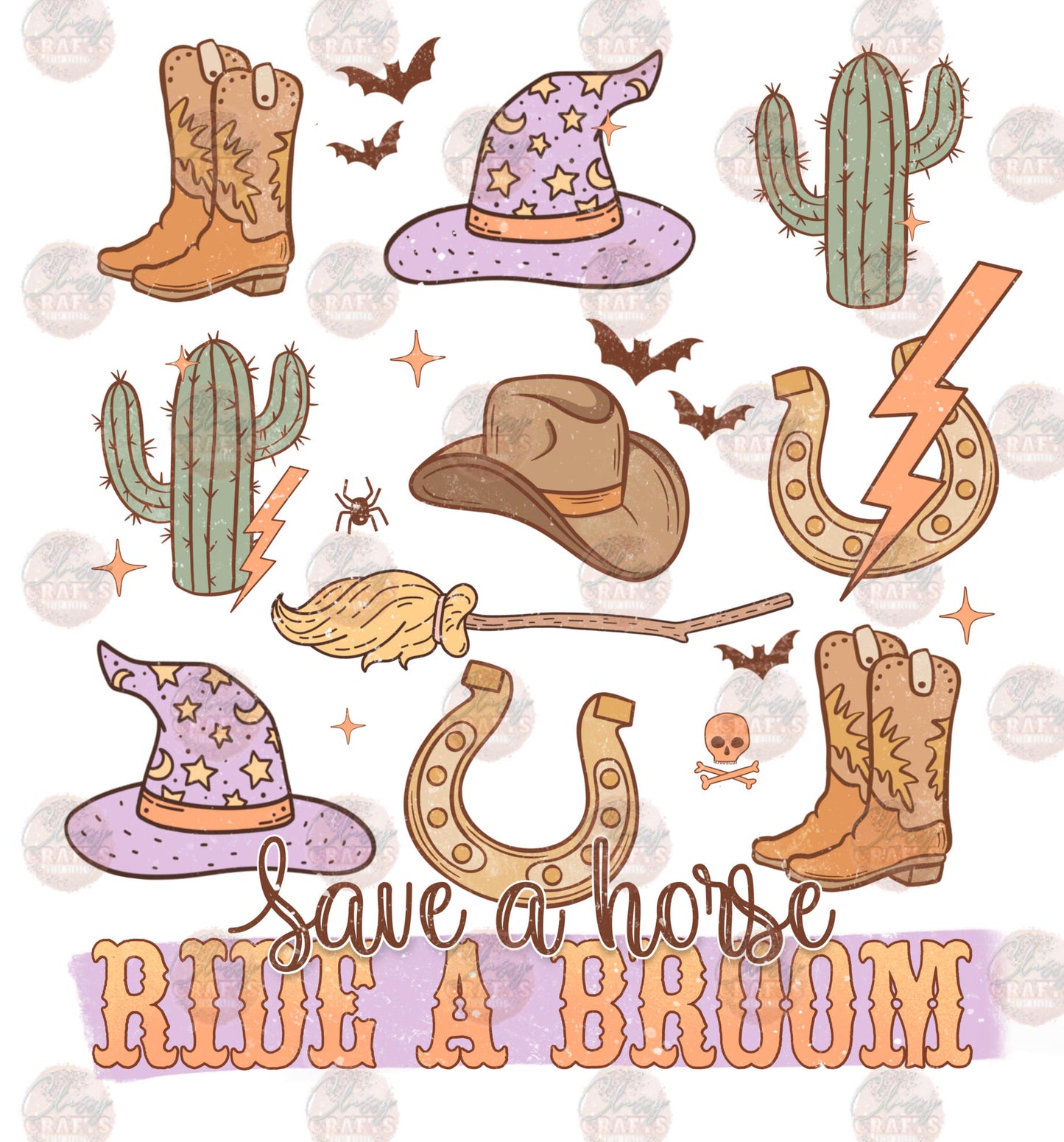 Save A Horse Ride A Broom Transfer