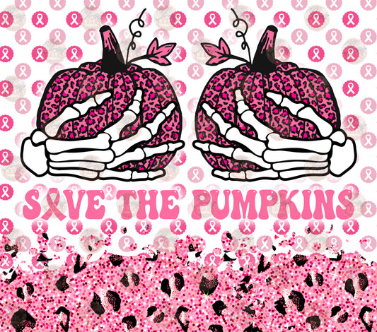 Save The Pumpkins Tumbler Wrap