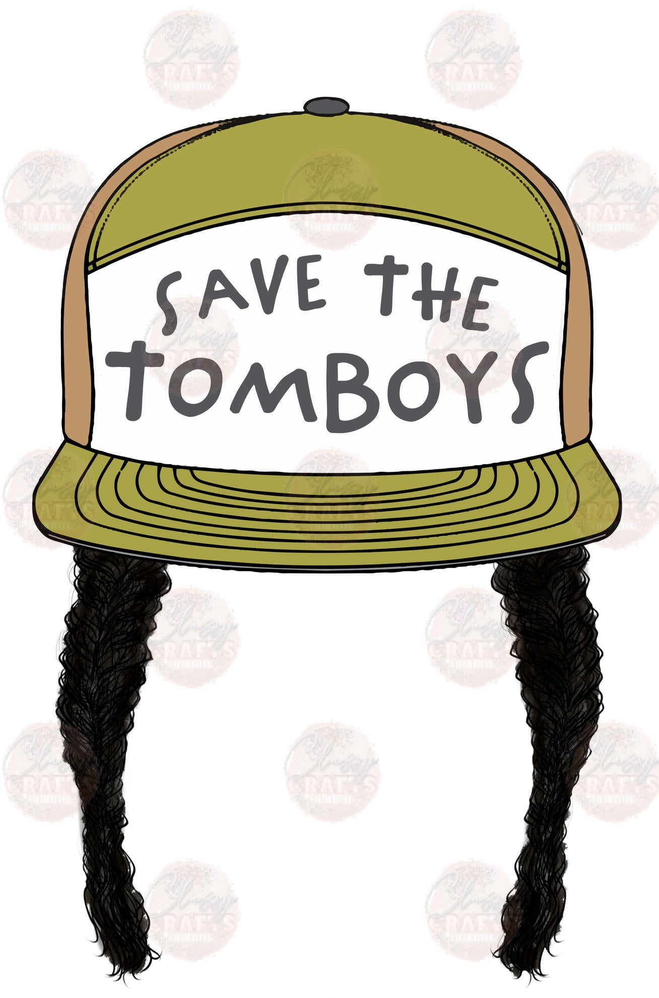 Save The Tomboys Black Transfer
