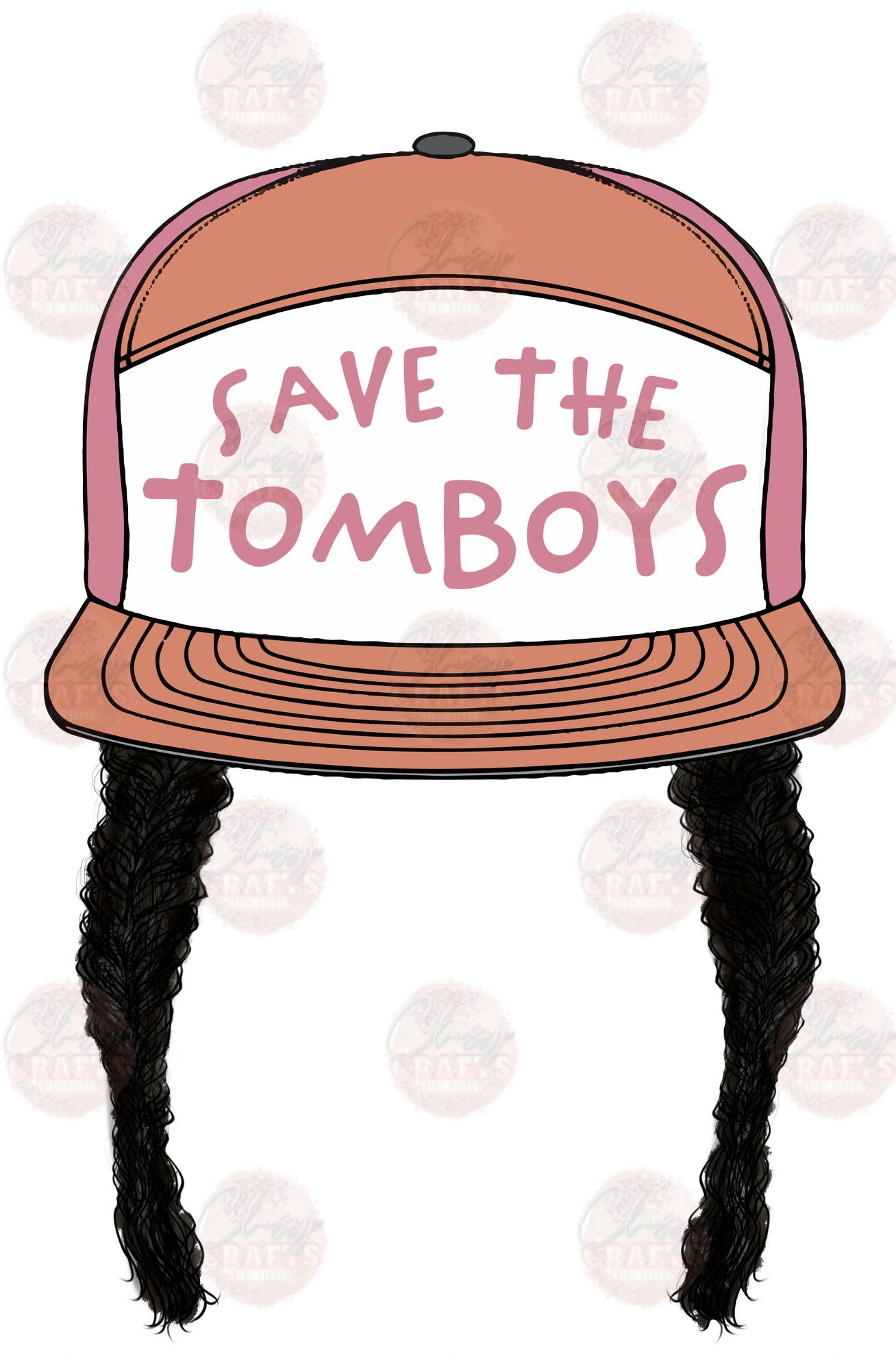 Save The Tomboys Black Transfer