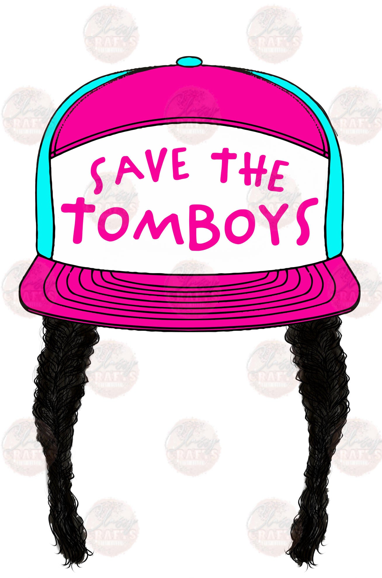 Save The Tomboys Black Transfer