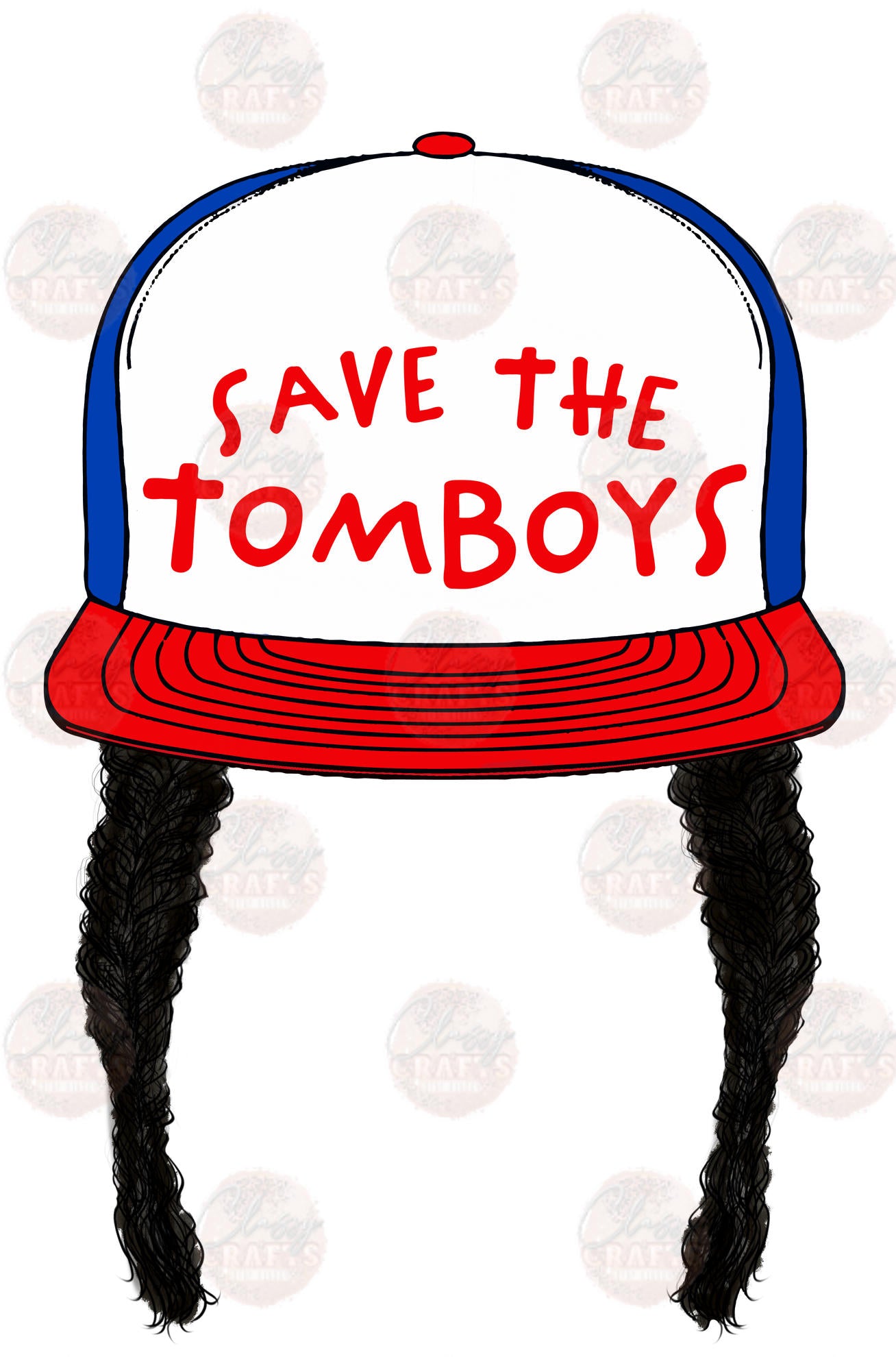 Save The Tomboys Black Transfer