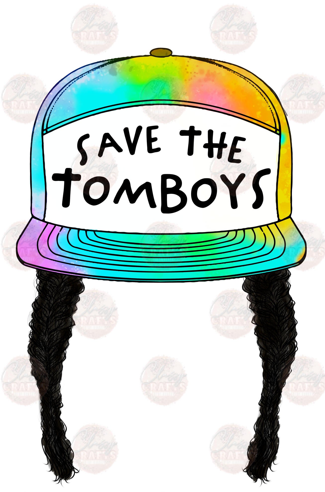 Save The Tomboys Black Transfer