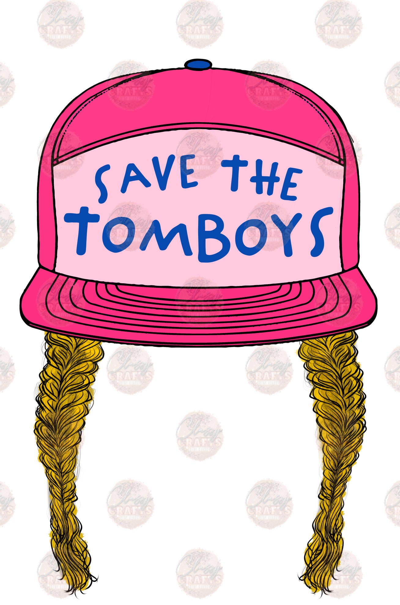 Save The Tomboys Blonde Transfer