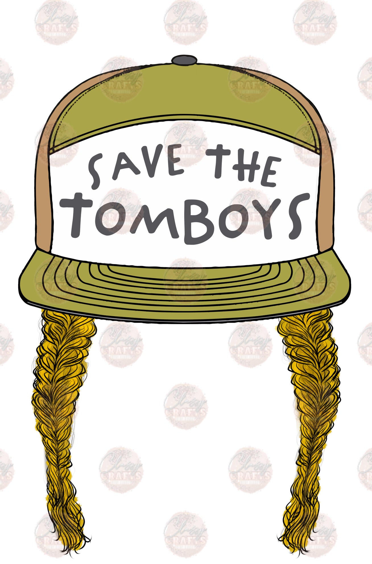 Save The Tomboys Blonde Transfer