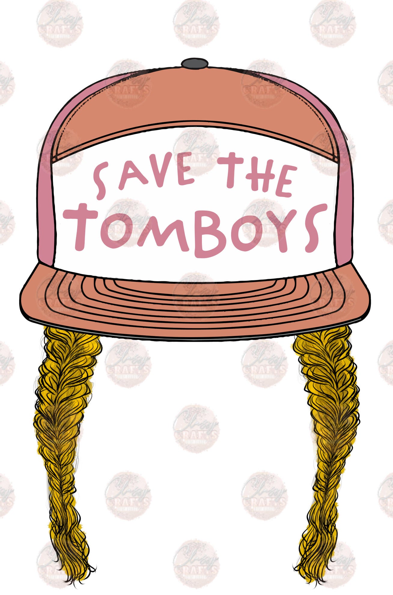 Save The Tomboys Blonde Transfer
