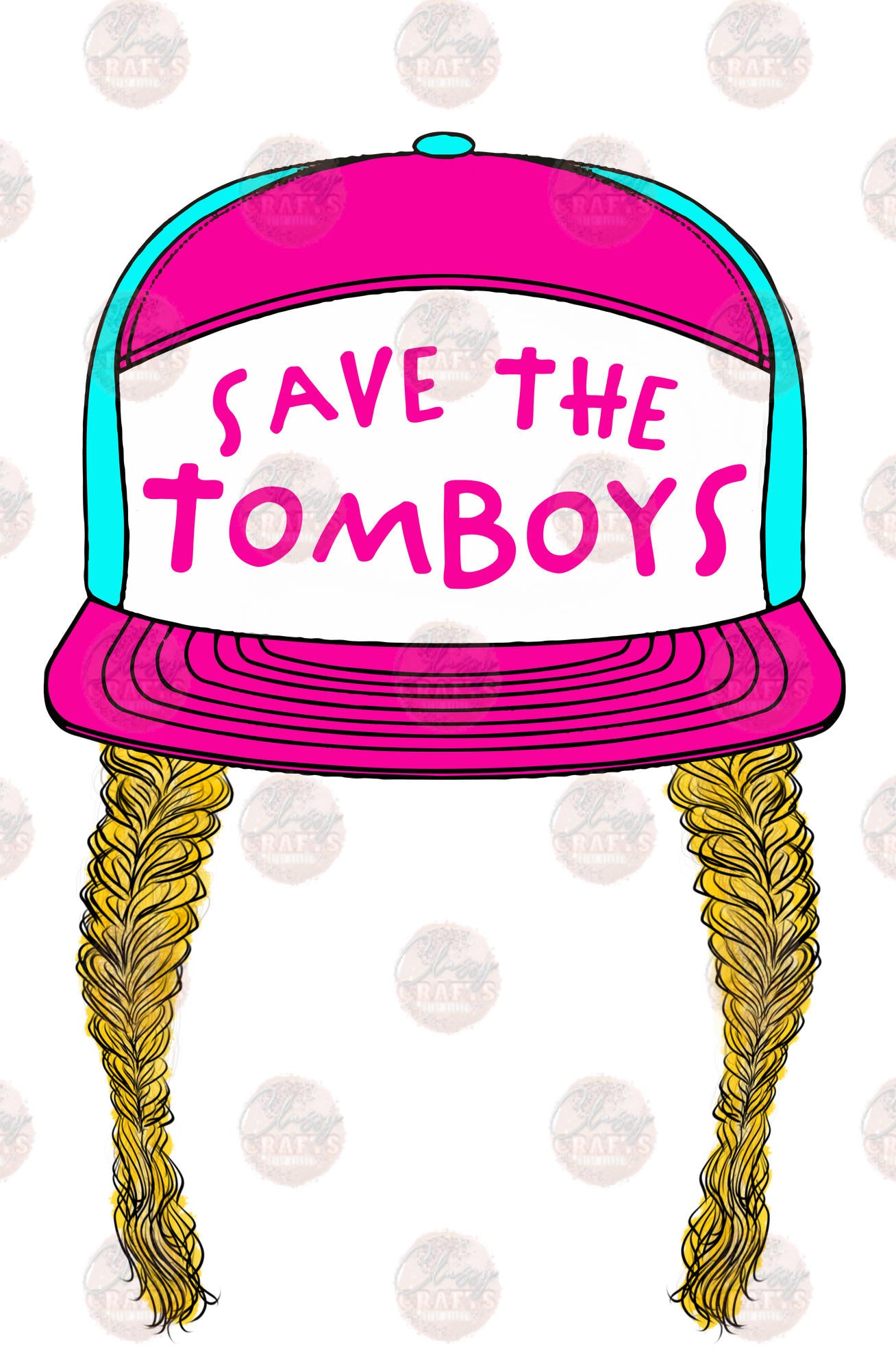 Save The Tomboys Blonde Transfer