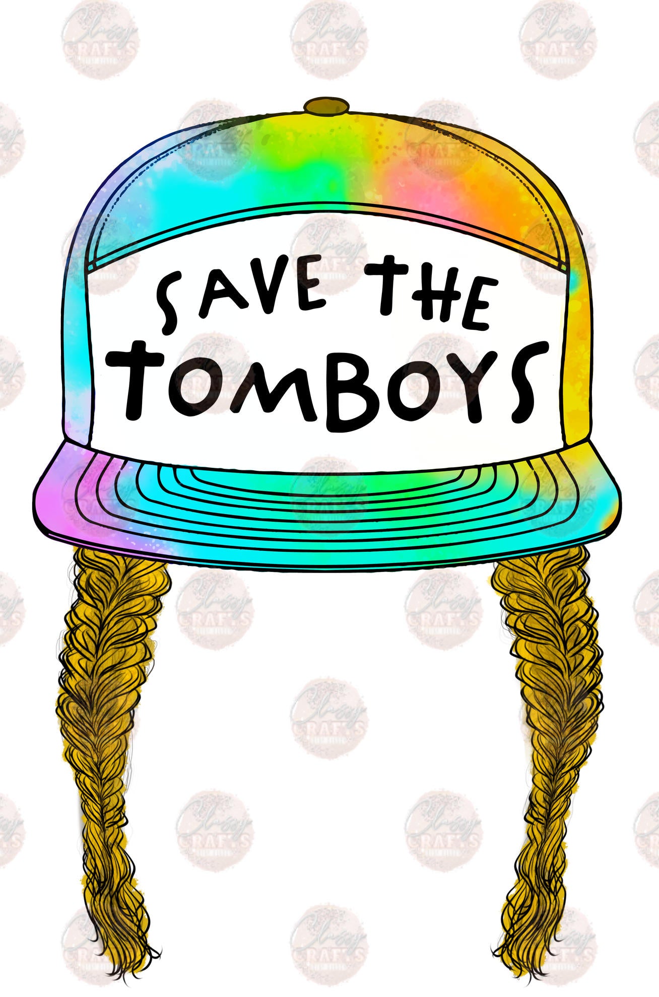Save The Tomboys Blonde Transfer