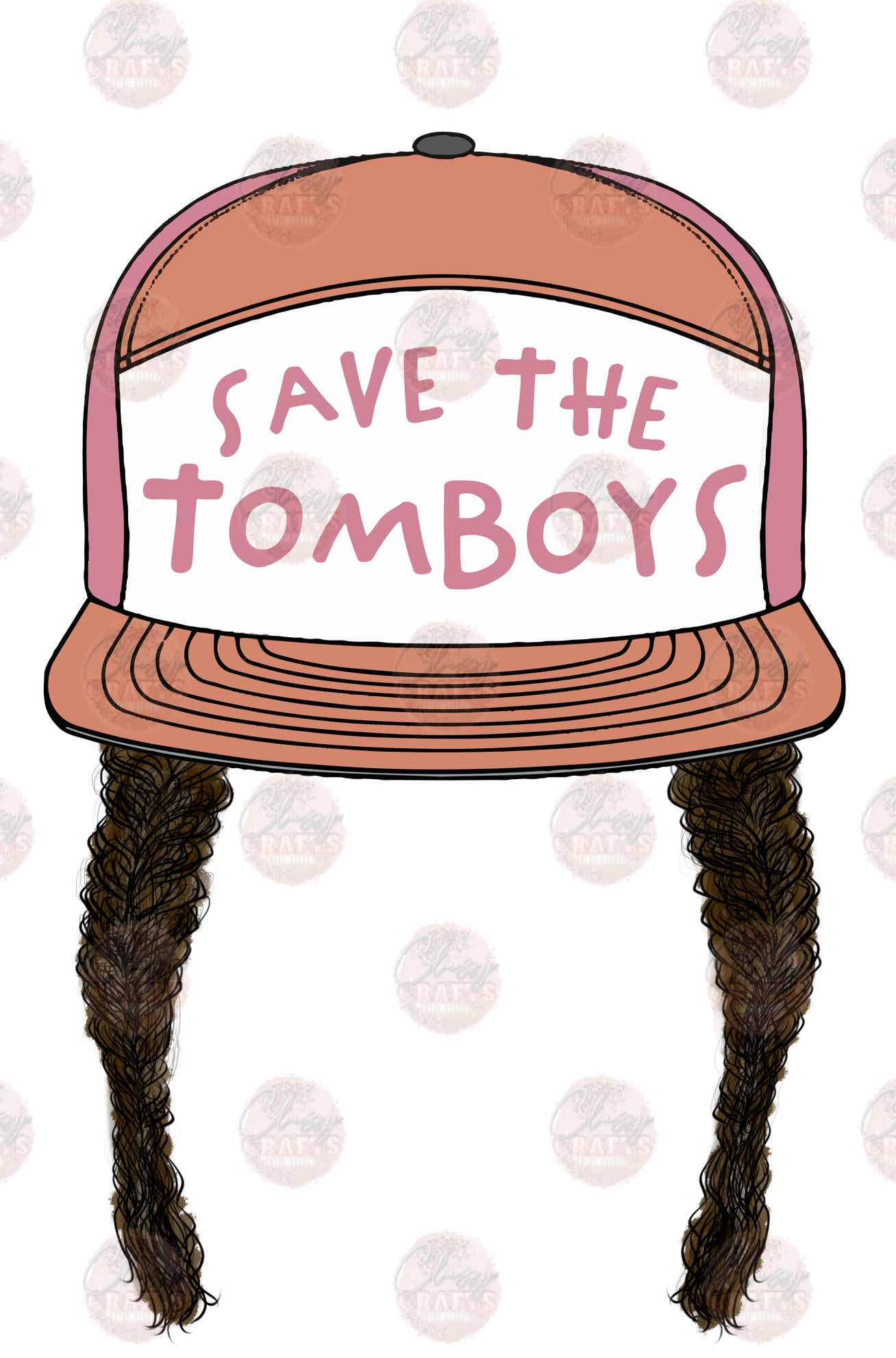 Save The Tomboys Brunette Transfer
