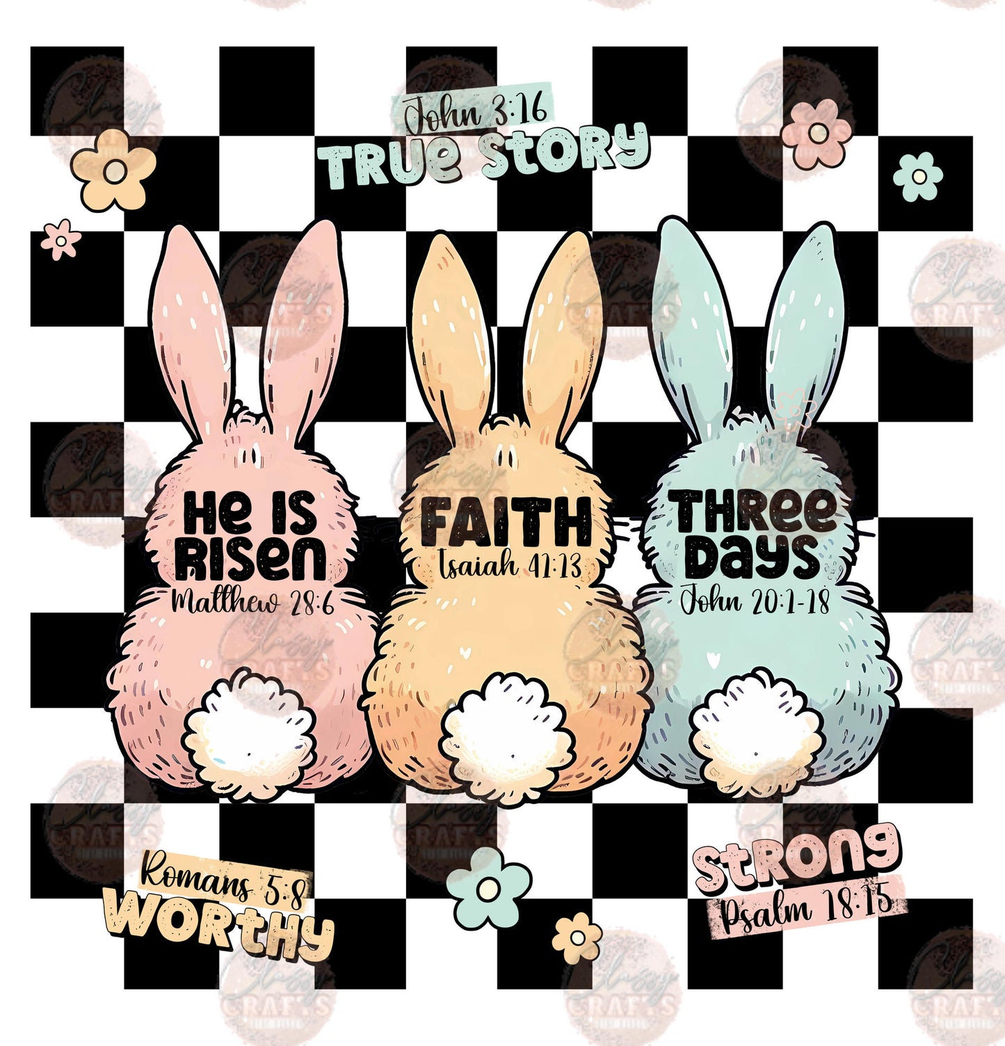 Scripture Bunnies Transfer