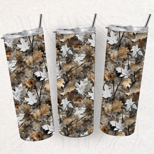 White Leaves Seamless Transfer